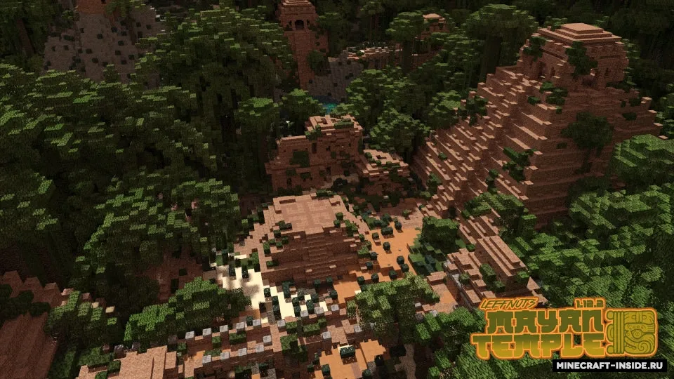 Mayan Temple Ruin — Minecraft xarita, rasm 3