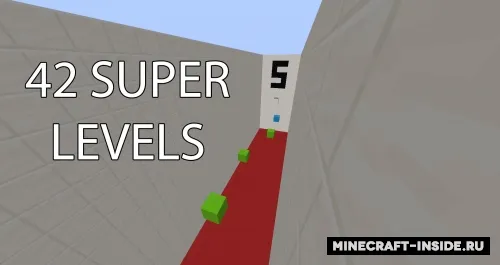 42 Super Levels — Minecraft xarita, rasm 1