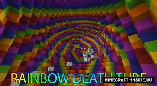 Rainbow Death Tube — Minecraft xarita, rasm 1