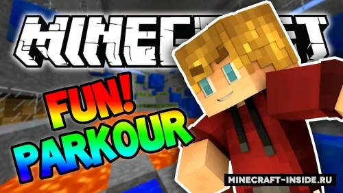 The Funnest Parkour Map — Minecraft xarita, rasm 1