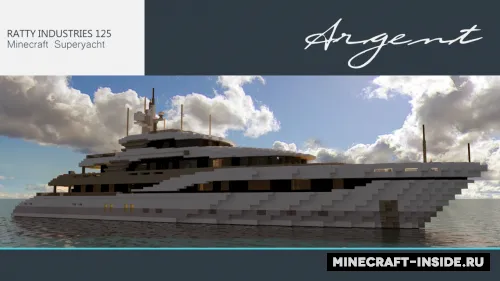 Superyacht 'Argent' — Minecraft xarita, rasm 1