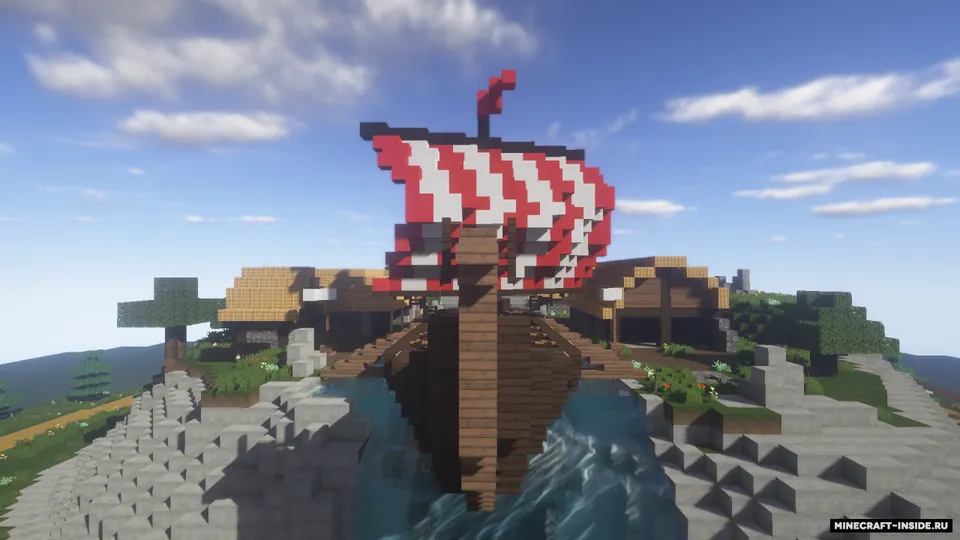 Fortnite Viking Village — Minecraft xarita, rasm 6