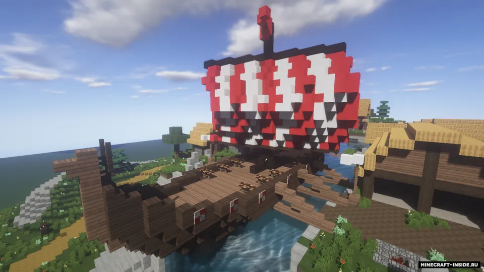 Fortnite Viking Village — Minecraft xarita, rasm 7