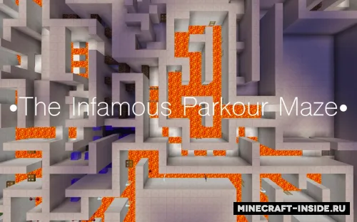 The Infamous Parkour Maze — Minecraft xarita, rasm 1