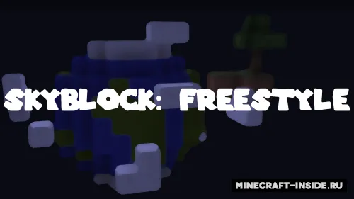 Skyblock: Freestyle — Minecraft xarita, rasm 1