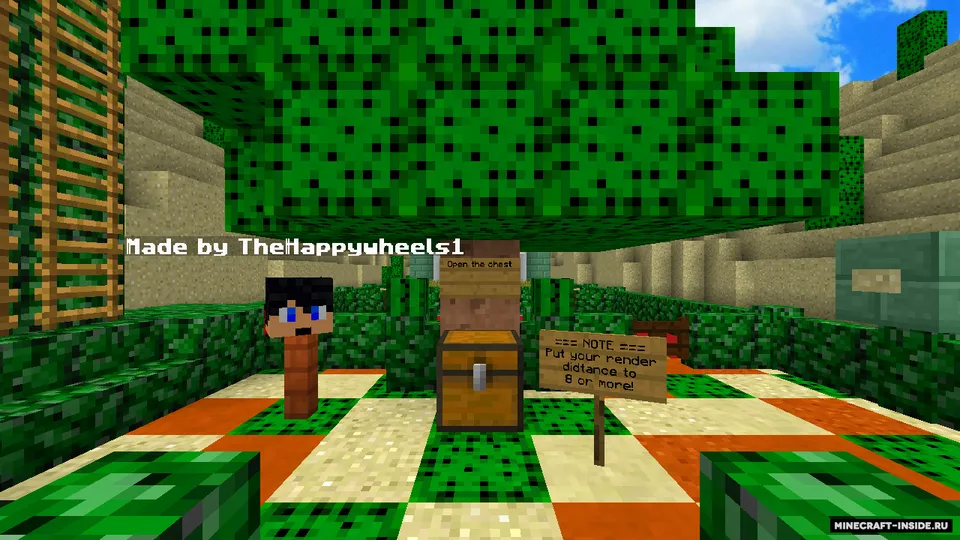 Unfair Cactus — Minecraft xarita, rasm 1