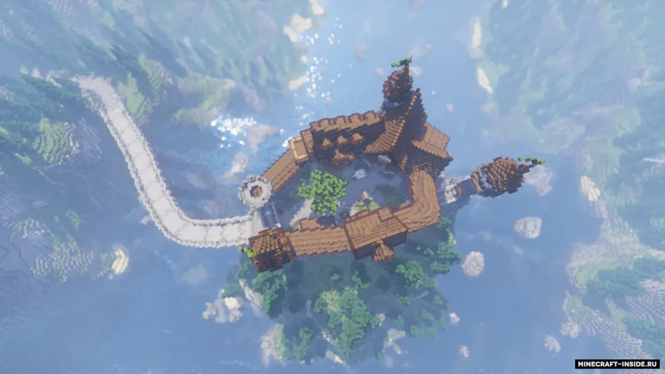 Old Fallen Castle — Minecraft xarita, rasm 2