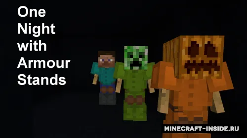 One Night with Armor Stands — Minecraft xarita, rasm 1