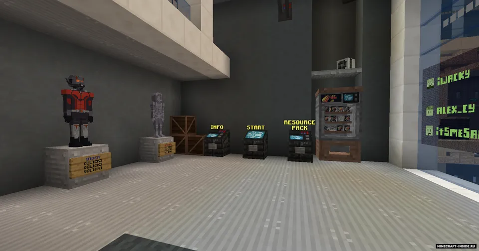 Hide And Seek - Ant Man — Minecraft xarita, rasm 4