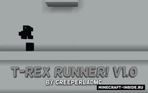 Google T-Rex Runner — Minecraft xarita, rasm 1