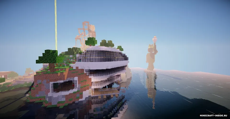 O'yin-kulgi orolidagi mexanik uy — Minecraft xarita, rasm 5
