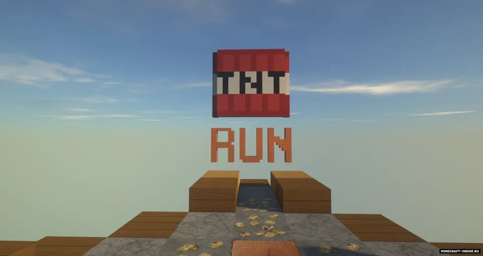 TNT RUN by razzor-409 — Minecraft xarita, rasm 2