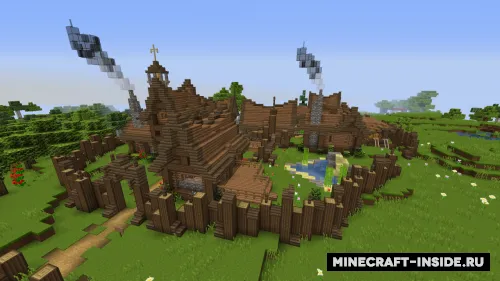 Town of Naphtali — Minecraft xarita, rasm 1