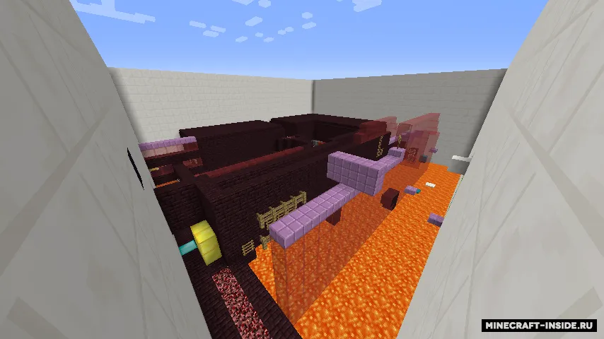 Sprint Lava Parkour 6 — Minecraft xarita, rasm 5
