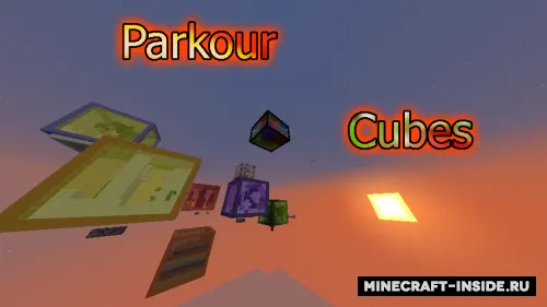 Parkour Cubes — Minecraft xarita, rasm 1
