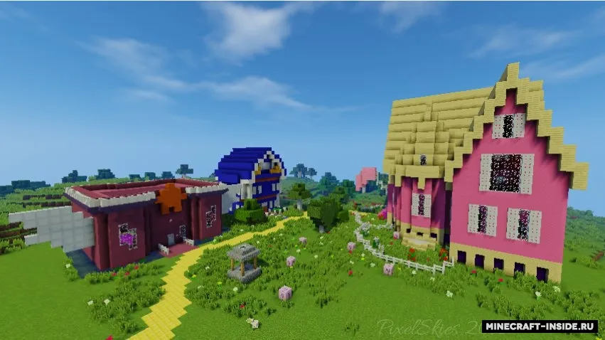 Jen's Cloud Quest — Minecraft xarita, rasm 3