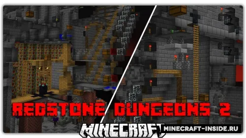 Redstone Dungeons 2 — Minecraft xarita, rasm 1