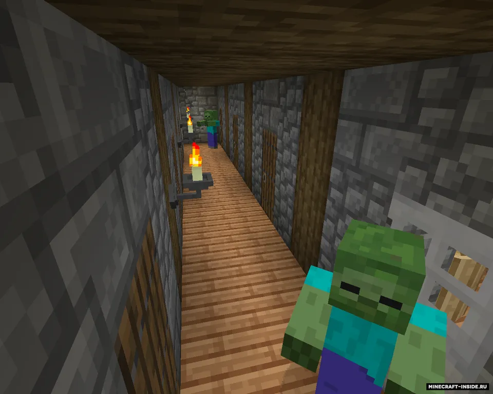 Zombo-Rezka 3-qism "Orqaga" — Minecraft xarita, rasm 3