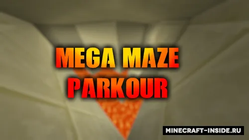 Mega Maze Parkour — Minecraft xarita, rasm 1