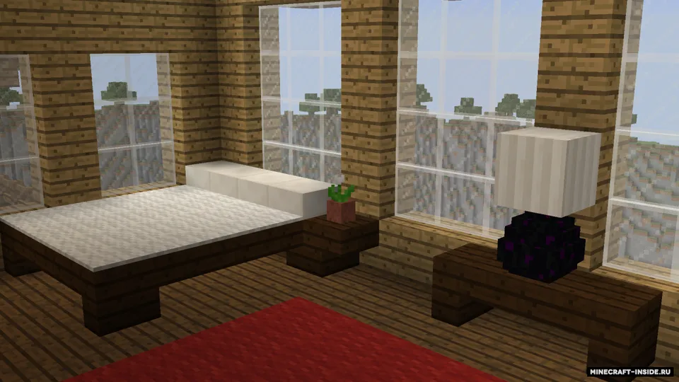 Cliffside Wooden Mansion — Minecraft xarita, rasm 2