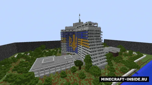 Tashlandiq Dnepropetrovsk "Parus" mehmonxonasi — Minecraft xarita, rasm 1