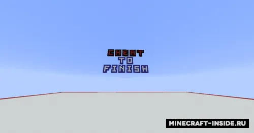 Cheat To Finish — Minecraft xarita, rasm 1