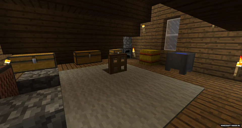 Qishki hovli — Minecraft xarita, rasm 3