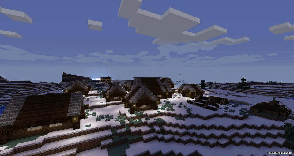 Qishki hovli — Minecraft xarita, rasm 5