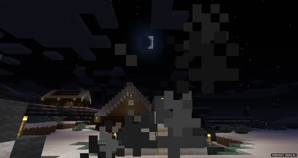 Qishki hovli — Minecraft xarita, rasm 6