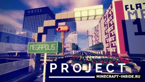 Megapolis — Minecraft xarita, rasm 1