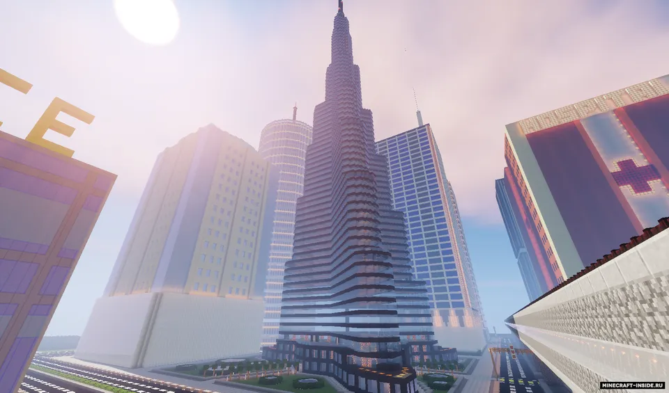 Megapolis — Minecraft xarita, rasm 2