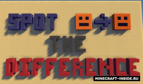 Spot the Difference: R3dstone — Minecraft xarita, rasm 1