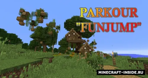 Parkour "FunJump" — Minecraft xarita, rasm 1