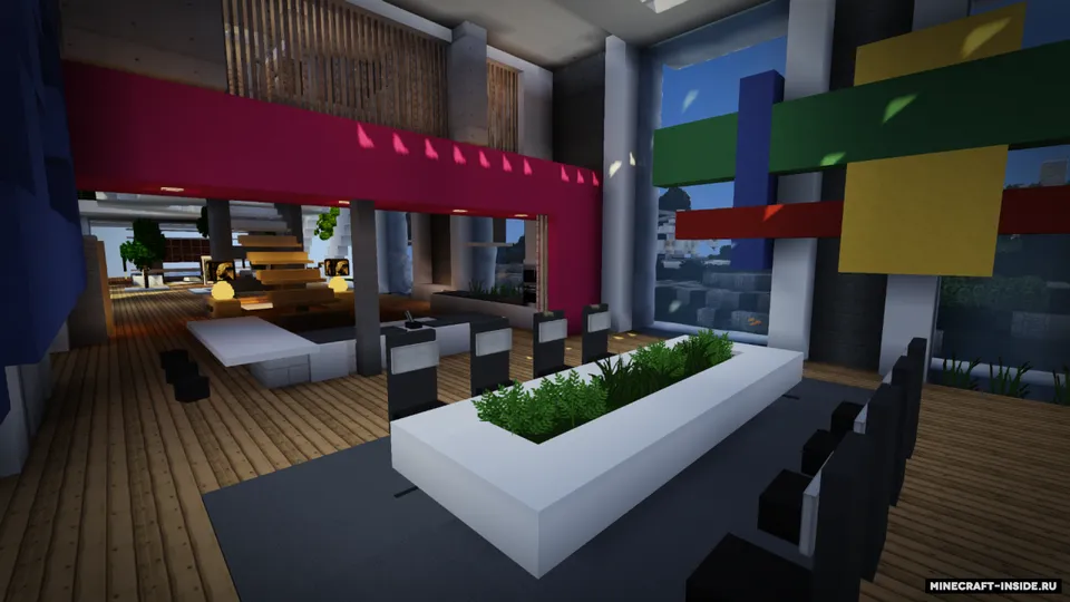 Modern House Of Beach — Minecraft xarita, rasm 2