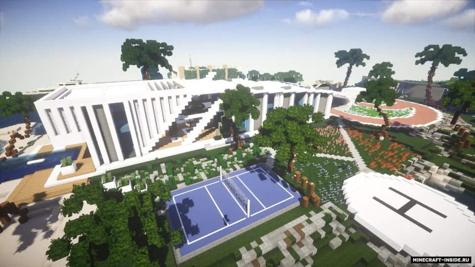 Modern House Of Beach — Minecraft xarita, rasm 6