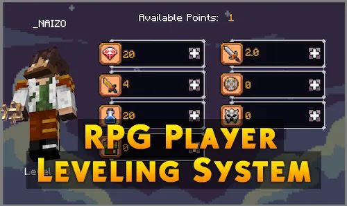 MOTP - RPG Player Leveling System — Minecraft mod, rasm 1