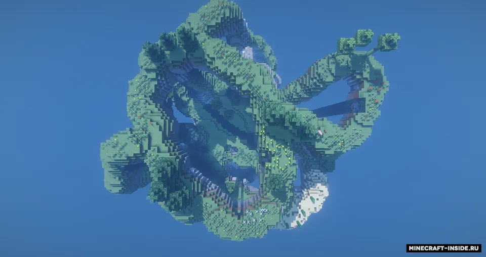 Flying Islands: Branches — Minecraft xarita, rasm 4