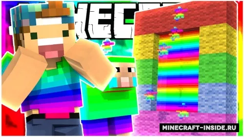 Rainbow Riddles — Minecraft xarita, rasm 1