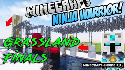 Ninja Warrior: Grassland Finals — Minecraft xarita, rasm 1