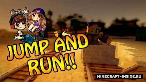 Jump and Run — Minecraft xarita, rasm 1