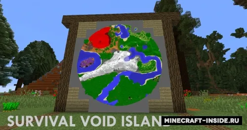 Survival Void Island — Minecraft xarita, rasm 1