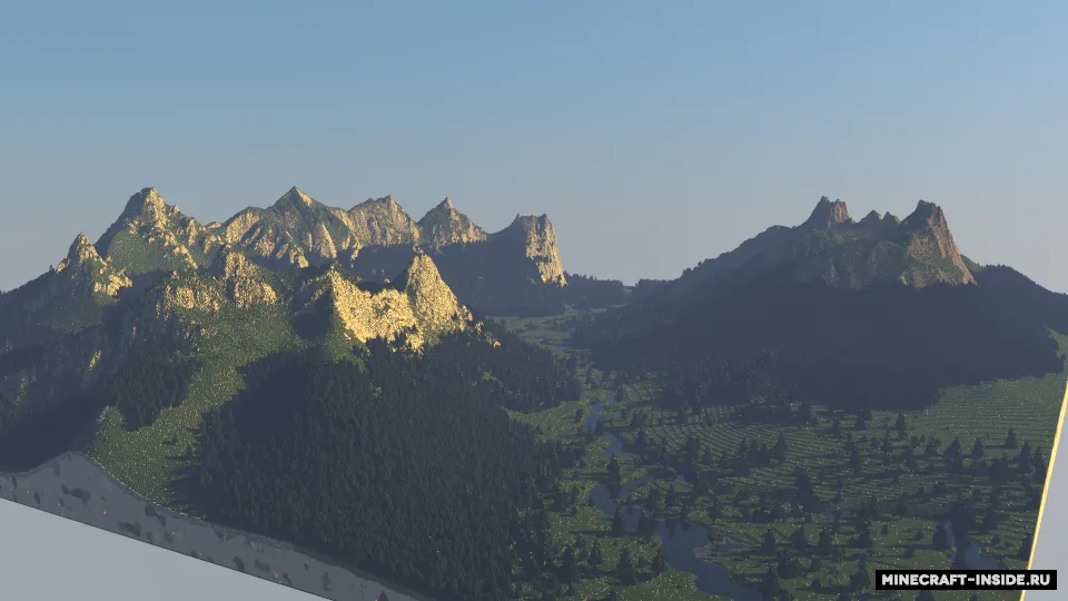 Peaceful Mountain Valley — Minecraft xarita, rasm 6