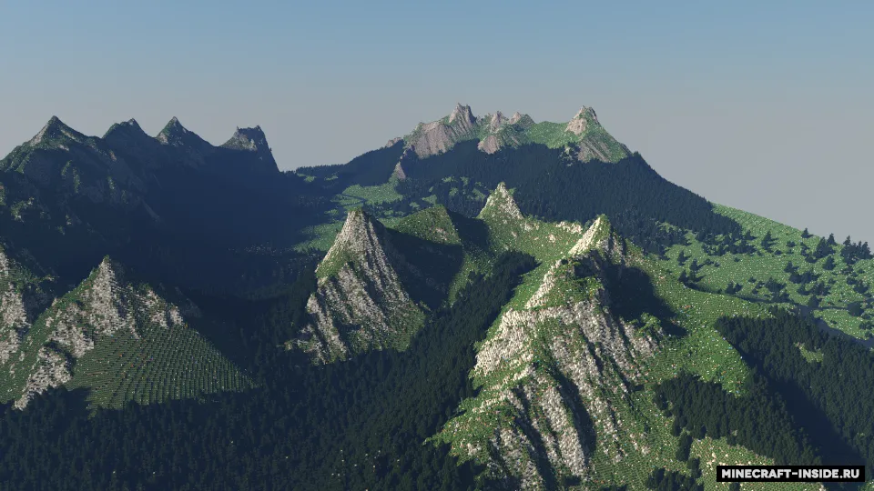 Peaceful Mountain Valley — Minecraft xarita, rasm 7