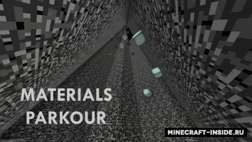 Materials Parkour — Minecraft xarita, rasm 1