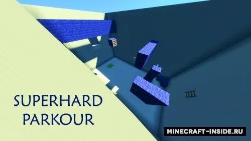 Superhard Parkour — Minecraft xarita, rasm 1