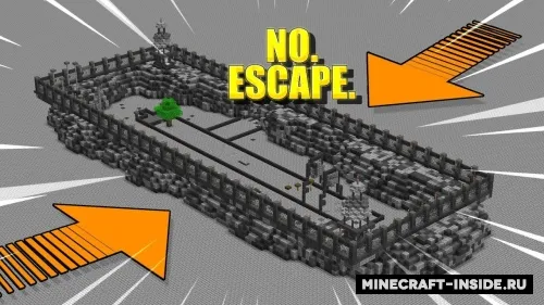 Unfair Prison — Minecraft xarita, rasm 1