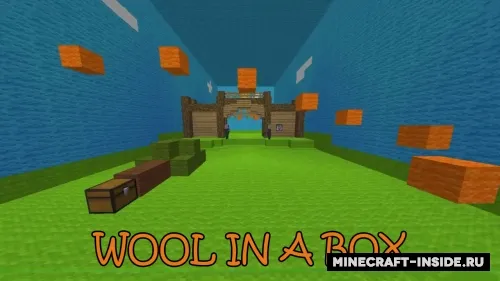 Wool in a Box — Minecraft xarita, rasm 1