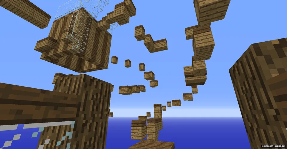 Wood Parkour 2 — Minecraft xarita, rasm 4