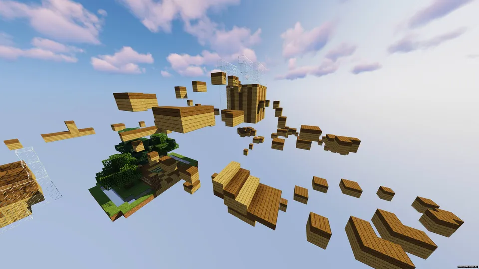 Wood Parkour 2 — Minecraft xarita, rasm 5