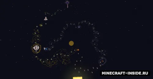 Space Parkour — Minecraft xarita, rasm 1